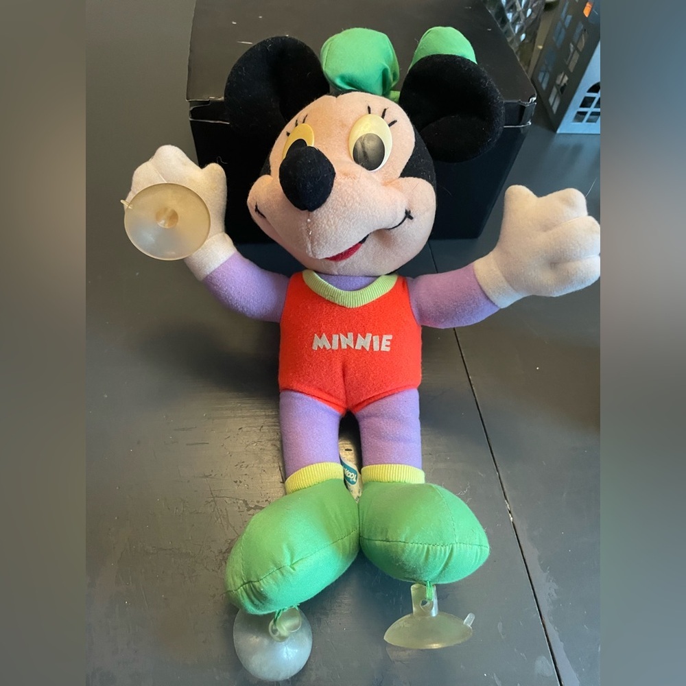 Disney Minnie Mouse Plush Toy in Red and Green